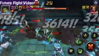 Marvel Future Fight - T2 Hulk (Amadeus Cho) and T2 Red Hulk Shadowland Floor 15 and 25