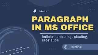 How to Use Paragraph Indentation and Alignment in Hindi: A Beginner's Guide in Microsoft word