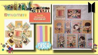 BTS TINYTAN DYNAMITE POSTCARD SET