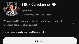 UR cristiano | UR ronaldo UR cristiano official channel | CR7 channel #cristiano