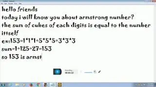 armstrong number in c program
