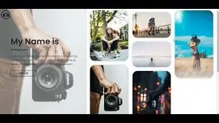 photography portfolio HTML CSS & JS