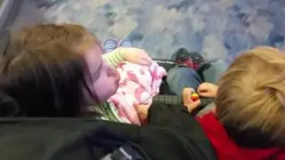 Kids kissing