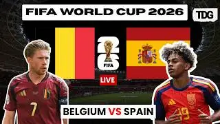 WATCH LIVE: Spain vs Belgium | FIFA World Cup 2026 Round of 16