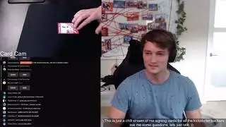 Café Chaos: James Streaming a Card Signing
