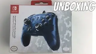 NINTENDO SWITCH PDP FACEOFF WIRED PRO CONTROLLER UNBOXING