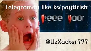Telegramda like ko'paytirish