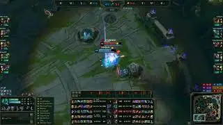 Low HP Hecarim vs. Fed Twitch | Death's Dance Healing OP