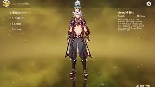 Genshin Impact - Arataki Itto Idle Animation