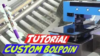 Hasil Print Custom Bolpoin Menggunakan Printer UV V3