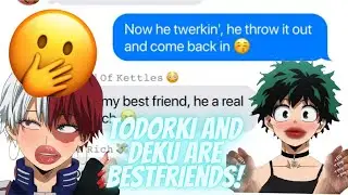 Todoroki and Deku are bestfriends?! | Best Friend Lyric Prank | Mha Lyric Prank