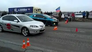Mazda 3 2.0 MT vs Honda Civic Type R 2.0 MT(Chip)