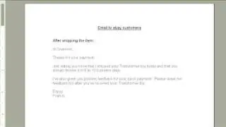 eBay Video 28 of 34: Watch Me Notify My Customer Of Product Shipment