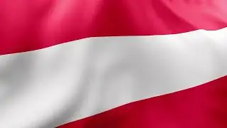 AUSTRIA - Waving Flag Loop 4K