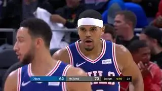 2019 NBA Season 76ers vs Pistons 261019 Highlights