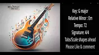 G Major Acoustic Guitar Backing Track | Chill & Relaxed Jam | Great for solo improv #backingtrack