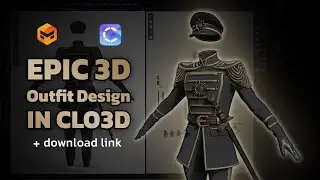 How I Designed a Pirate Coat from Scratch in 3D – Full CLO3D & Marvelous designer Timelapse