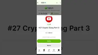 SEED Verify Code | #27 Crypto Slang Part 3 | SEED'S New Video Code | Seed Code | Seed Video Code