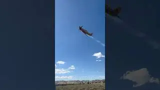 Race plane blows engine just feet from spectators 