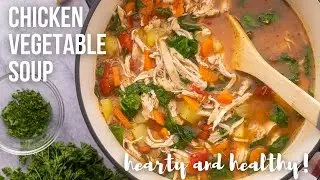 Chicken Vegetable Soup l The Recipe Rebel