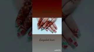 #nailart #acrylicnails #nailsnailsnails #nails #naildesign #mehndi #mehndiartist