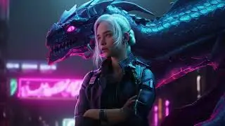 Game of Thrones characters in cyberpunk style