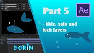 Basic Animation - Part 5 - Guide on How to hide, solo and lock layers in After Effects