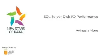 Avinash More - SQL Server Disk IO Performance