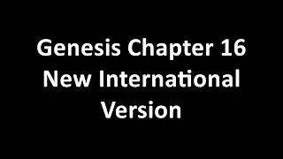 Genesis Chapter 16 NIV