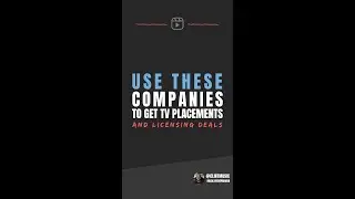 Use These Companies To Get TV Placements 📺 | How To Submit Music For TV & Film 