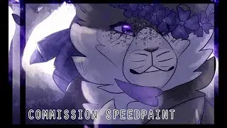 [commission speedpaint] lavender rain
