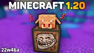 Snapshot 22w46a: TROLLENÍ KAMARÁDŮ, 🐷 HLAVY. . .