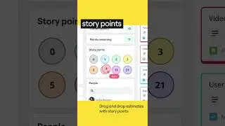 People and Story Point Widgets available now