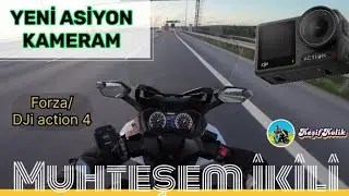 DJI ACTION 4 AKSİYON KAMERAM | HONDA FORZA İŞ ÇIKIŞI