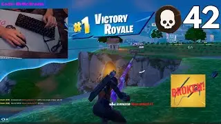 42 Elimination Solo Vs Squads Unreal Player Gameplay (Keyboard and Mouse Fortnite Chapter 5)