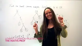 The Maths Prof: Lowest Common Multiple / Least Common Multiple (LCM) of 2 numbers
