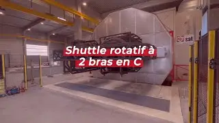 Machine de Rotomoulage | Shuttle Rotatif - SAT Thermique