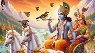 श्री कृष्ण और गौरैया की अद्भुत कहानी जो देकर जाती है जीवन का सीख।।lord Krishna story #janmashtami