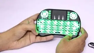 Backlit Mini Wireless Keyboard with Touchpad i8 Review & Secret Trick
