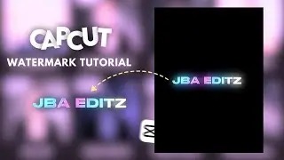 AE like WATERMARK Tutorial In Capcut