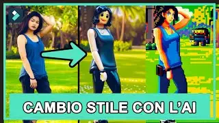 Cambiare Stie all'immagine con l'AI (Image to Video) | Wondershare Filmora Tutorial Filmora13