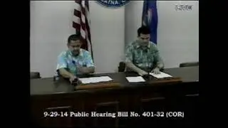 Public Hearing - Senator Rory J. Respicio -September 29, 2014 9am