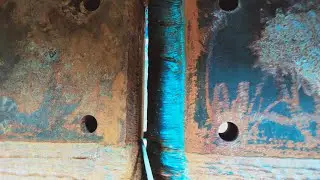 Lesson #9 ibeam  V-cut Vertical Full Weld  E7018 Rod 120 Amps Stick Welding.