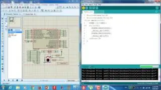 AVR ATmega 328P+Proteus 8.6SP2