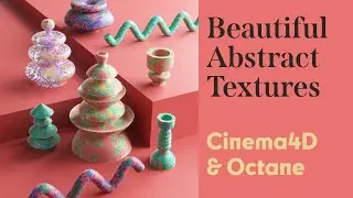 Cinema 4D Tutorial - Make Eyecandy Procedural Textures (Octane)
