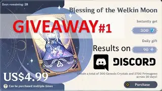 Giveaway: Blessing of the Welkin Moon#1| inazuma impact