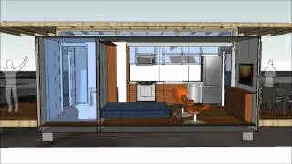 Shipping Container Studio Apartment
