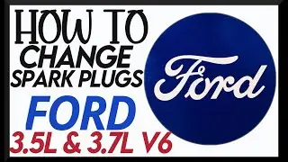 How to change spark plugs on Ford Edge, Ford Explorer, Ford Flex, Ford Fusion any Ford 3.5 or 3.7 V6