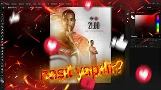 Maç günü tasarımı nasıl yapılır? (EN İNCE DETAYLARIYLA 🔥) | Photoshop Dersleri