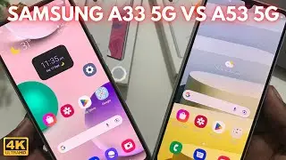 SAMSUNG A33 5G VS SAMSUNG A53 5G Comparison Video  #samsunga335g #samsung535g